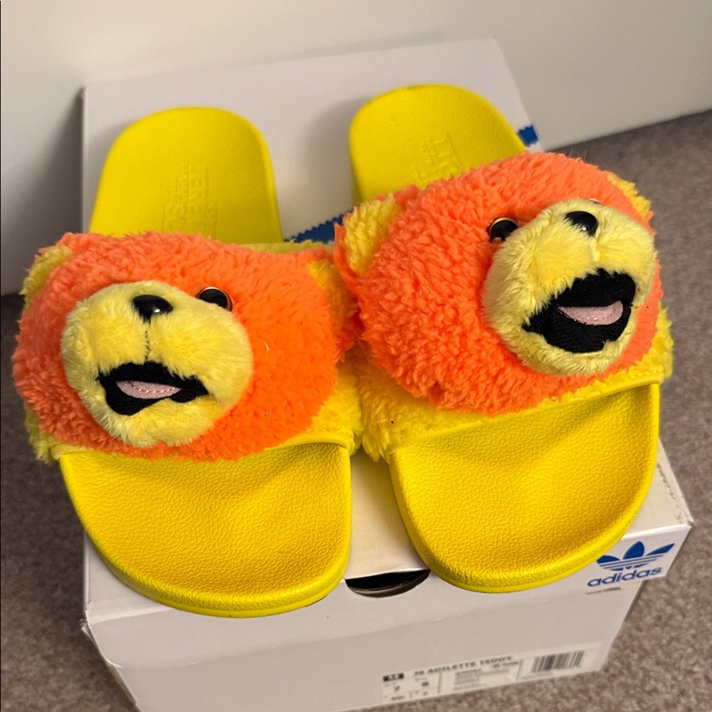 Orange and Yellow Jeremy Scott Slides